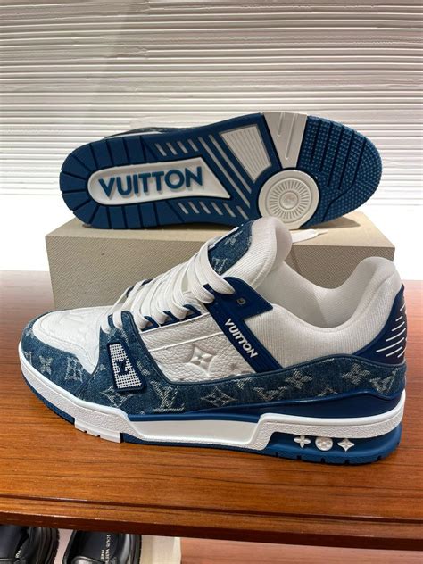 royal blue louis vuitton sneakers|Louis Vuitton women sneakers.